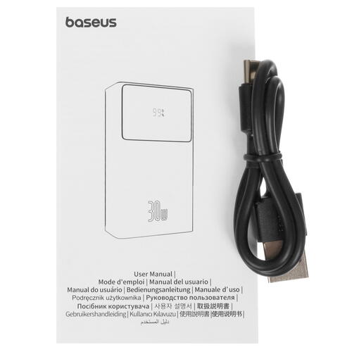Купить Портативный аккумулятор Baseus Star-Lord Digital Display 30W черный  5428754. Характеристики, отзывы и цены в Донецке