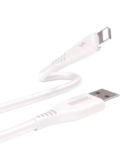 Купить Кабель круглый WIIIX Lightning 8-pin - USB 2.0 Type-A белый 1 м  5609617. Характеристики, отзывы и цены в Донецке
