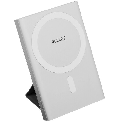 Купить Портативный аккумулятор ROCKET HOLD серый  5466162. Характеристики, отзывы и цены в Донецке
