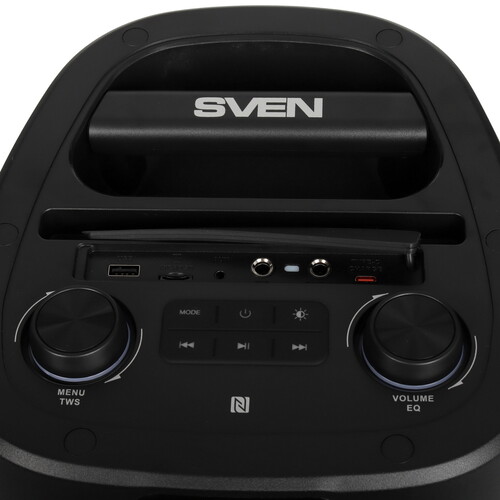 Купить Портативная колонка SVEN АС PS-850, черный  9256609. Характеристики, отзывы и цены в Донецке