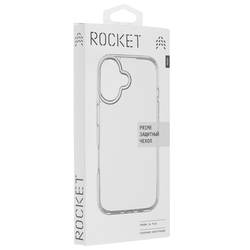 Купить Накладка  Rocket Prime для Apple iPhone 16 Plus прозрачный  5474298. Характеристики, отзывы и цены в Донецке