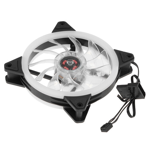 Купить Вентилятор Gembird D12025S12L-W  черный  5601889. Характеристики, отзывы и цены в Донецке