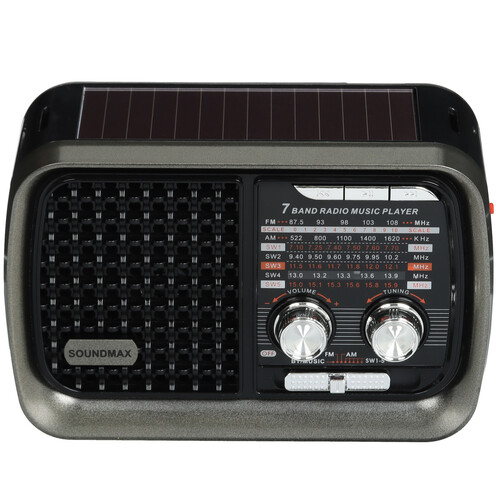 Купить Радиоприемник SOUNDMAX SM-RD2124UB черный  9063225. Характеристики, отзывы и цены в Донецке