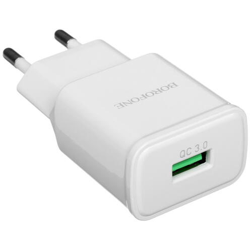 Купить Сетевое зарядное устройство Borofone BA59A белый  9958794. Характеристики, отзывы и цены в Донецке