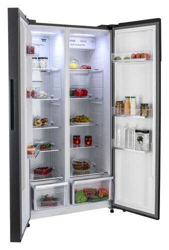 Купить Холодильник Side by Side   Nordfrost RFS 525DX NFXd серый  9069204. Характеристики, отзывы и цены в Донецке