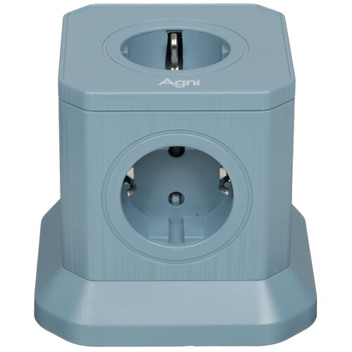 Купить Сетевой фильтр AGNI TP-VE4U5E синий  9289271. Характеристики, отзывы и цены в Донецке