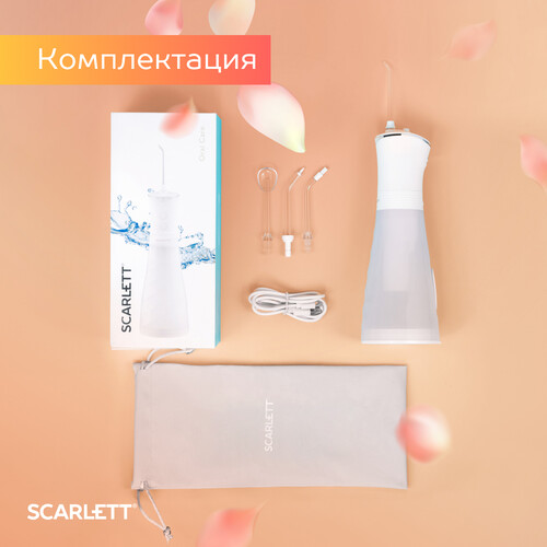 Купить Ирригатор SCARLETT SC-WF01  9220114. Характеристики, отзывы и цены в Донецке
