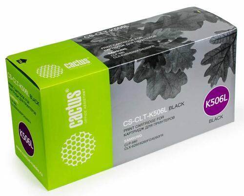 Купить Картридж лазерный Cactus CS-CLT-K506L черный  7936817. Характеристики, отзывы и цены в Донецке