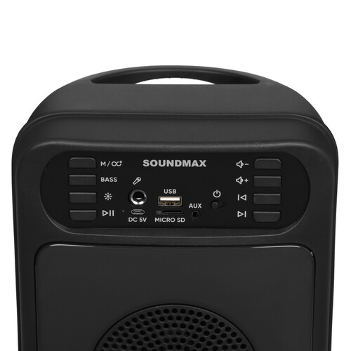 Купить Портативная аудиосистема Soundmax SM-PS4212, черный  5466902. Характеристики, отзывы и цены в Донецке