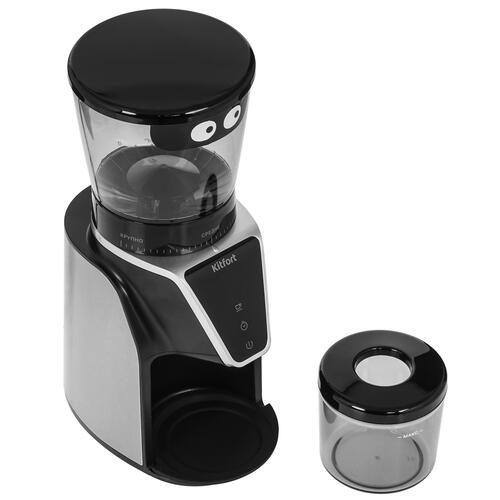 Купить Кофемолка электрическая Kitfort KT-784 черный  5353283. Характеристики, отзывы и цены в Донецке
