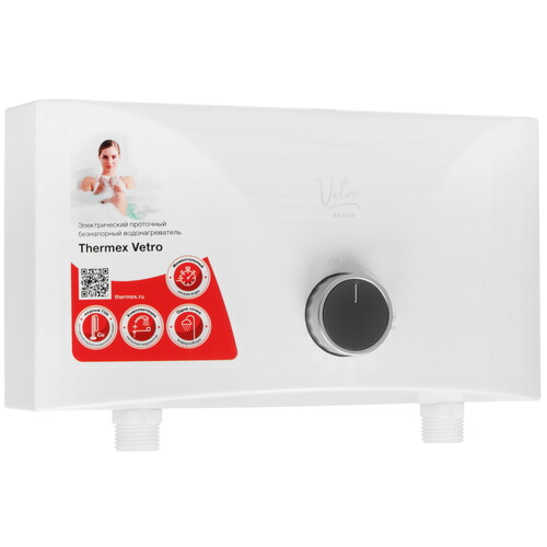 Купить Водонагреватель электрический Thermex Vetro 3500 combi  9083822. Характеристики, отзывы и цены в Донецке