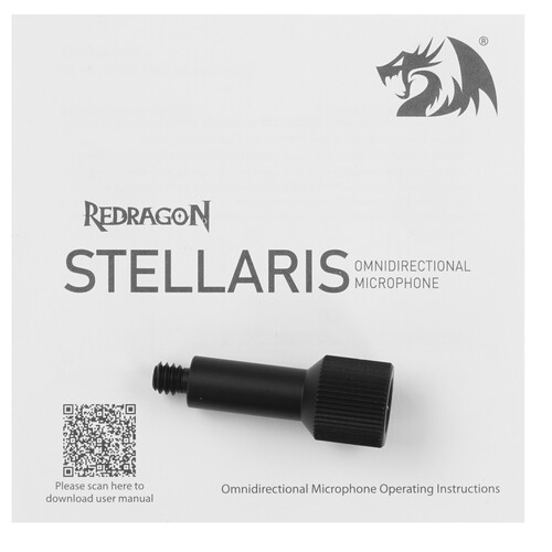 Купить Микрофон Redragon Stellaris GM306 черный  5614350. Характеристики, отзывы и цены в Донецке