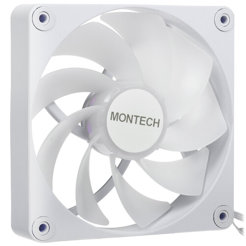 Купить Комплект реверсных вентиляторов Montech GF120R V2 ARGB  белый  5633042. Характеристики, отзывы и цены в Донецке