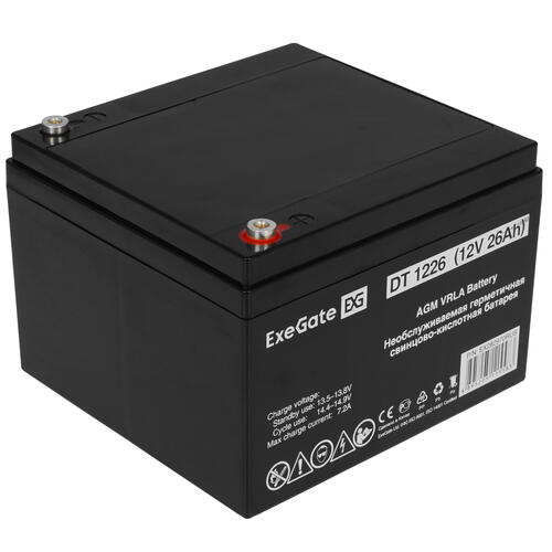 Купить Аккумуляторная батарея для ИБП ExeGate DT 1226  8187537. Характеристики, отзывы и цены в Донецке