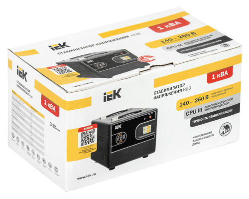 Купить Стабилизатор напряжения IEK Hub  9932408. Характеристики, отзывы и цены в Донецке