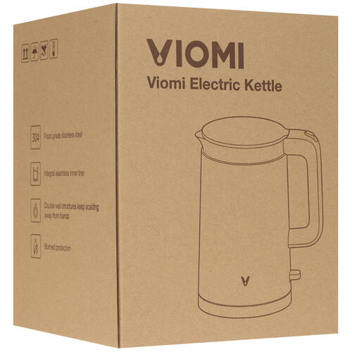 Купить Электрочайник Viomi Mechanical Kettle V-MK152B черный  1664000. Характеристики, отзывы и цены в Донецке