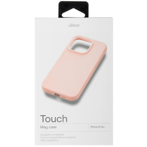 Купить Накладка  uBear Touch Mag Case для Apple iPhone 15 Pro розовый  5460633. Характеристики, отзывы и цены в Донецке