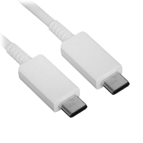 Купить Кабель круглый Samsung USB Type-C - USB Type-C белый 1.8 м  5007354. Характеристики, отзывы и цены в Донецке