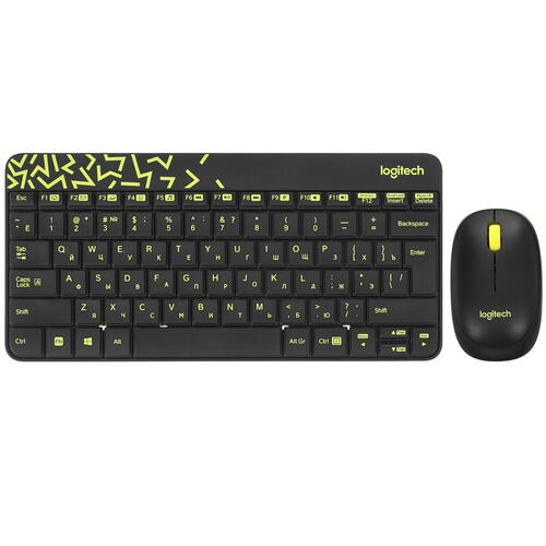 Купить Клавиатура+мышь беспроводная   Logitech MK240 Nano Black черный  5074610. Характеристики, отзывы и цены в Донецке