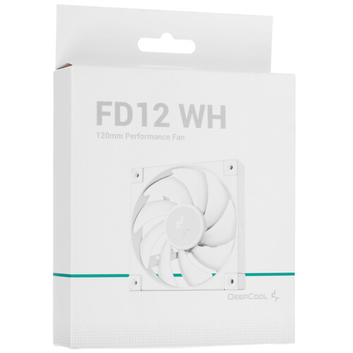 Купить Вентилятор DEEPCOOL FD12 [R-FD12-WHNPN1-G] белый  5496091. Характеристики, отзывы и цены в Донецке
