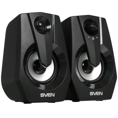 Купить Колонки SVEN 370 черный  5063925. Характеристики, отзывы и цены в Донецке