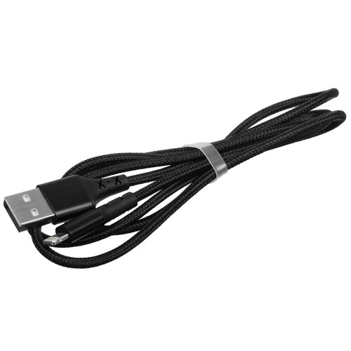 Купить Кабель круглый Borofone Lightning 8-pin - USB 2.0 Type-A черный 1 м  5475058. Характеристики, отзывы и цены в Донецке