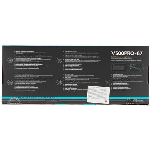 Купить Клавиатура проводная Rapoo V500Pro-87  9125950. Характеристики, отзывы и цены в Донецке
