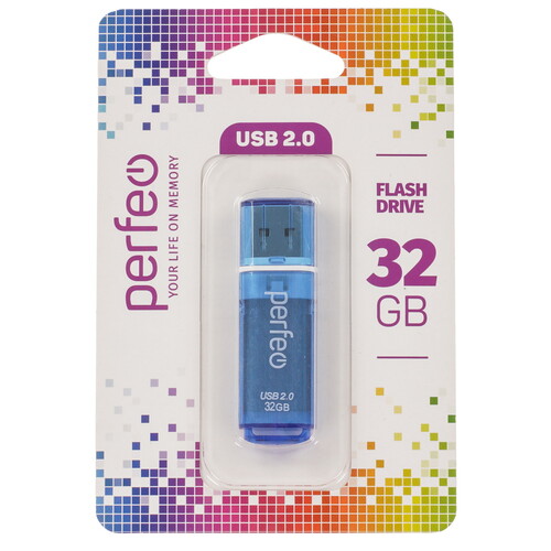 Купить Память USB Flash 32 ГБ Perfeo C13 [PF-C13N032]  9209143. Характеристики, отзывы и цены в Донецке