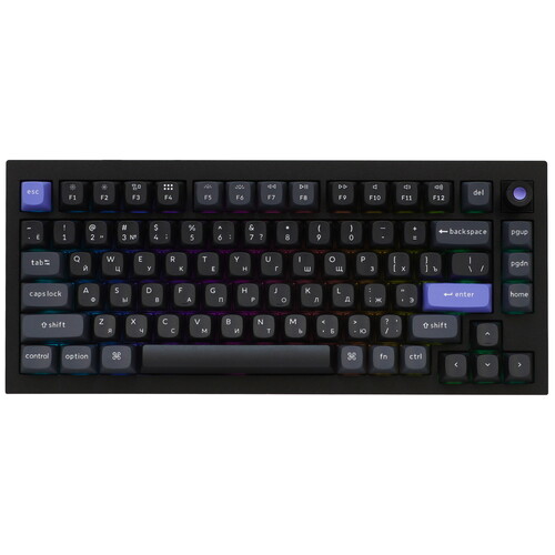 Купить Клавиатура проводная + беспроводная Keychron Q1 HE  9307529. Характеристики, отзывы и цены в Донецке