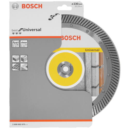 Купить Диск алмазный Bosch 2608602675  9047551. Характеристики, отзывы и цены в Донецке