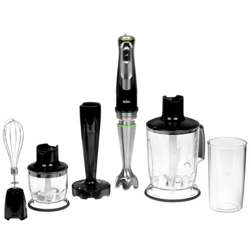 Купить Блендер погружной Braun MQ9147X черный  5413401. Характеристики, отзывы и цены в Донецке