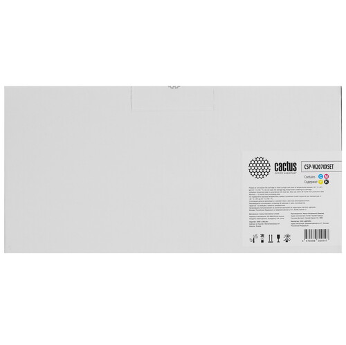 Купить Картридж лазерный Cactus CSP-W2070XSET голубой, желтый, пурпурный, черный  9101219. Характеристики, отзывы и цены в Донецке