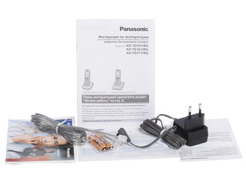 Купить Телефон беспроводной (DECT) Panasonic KX-TG1611RUH  0133097. Характеристики, отзывы и цены в Донецке