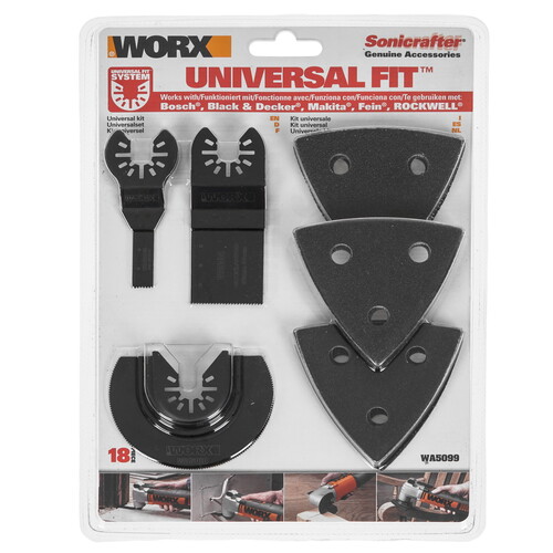Купить Набор насадок для реноватора WORX WA5099  9083062. Характеристики, отзывы и цены в Донецке