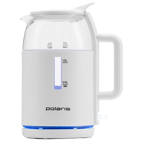 Купить Электрочайник Polaris PWK 1545 CGL Water Way Pro белый  9901077. Характеристики, отзывы и цены в Донецке