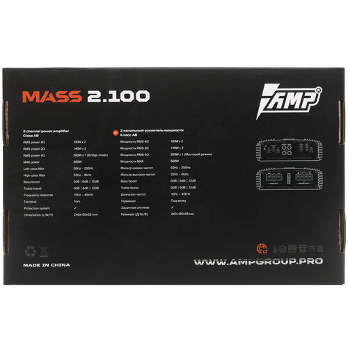 Купить Усилитель AMP MASS 2.100  5466657. Характеристики, отзывы и цены в Донецке