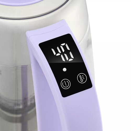 Купить Электрочайник Kitfort КТ-6624 фиолетовый  9047210. Характеристики, отзывы и цены в Донецке