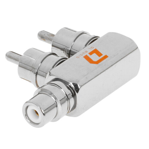 Купить Адаптер   DL Audio 2RCA - RCA серебристый  9285785. Характеристики, отзывы и цены в Донецке