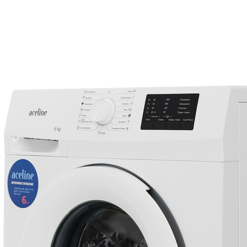 Купить Стиральная машина Aceline WF-6A1H белый  9157746. Характеристики, отзывы и цены в Донецке
