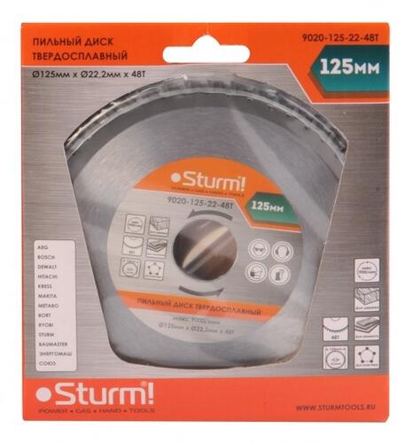 Купить Диск пильный Sturm! 9020-125x22x48T  1287254. Характеристики, отзывы и цены в Донецке