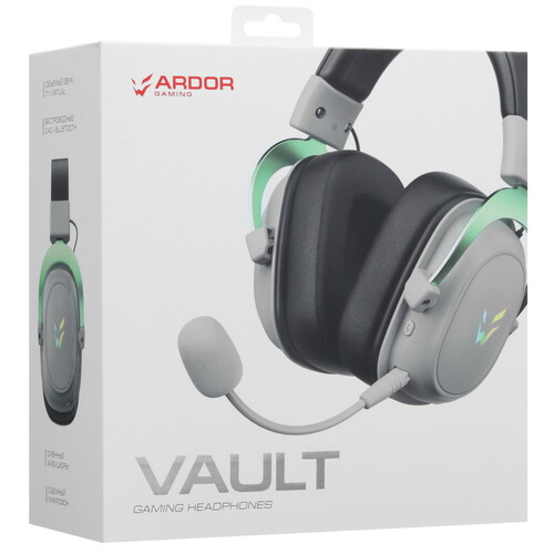 Купить Беспроводные/проводные наушники ARDOR GAMING Vault серый 2024  9119664. Характеристики, отзывы и цены в Донецке