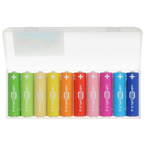 Купить Батарейка FinePower Color AA / AA (LR6/ER14505/FR6/R6P)  5410520. Характеристики, отзывы и цены в Донецке