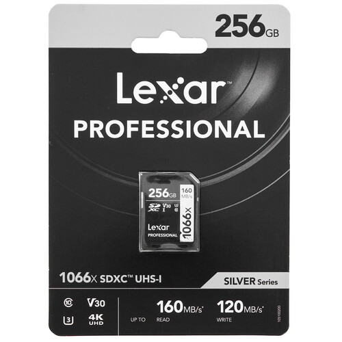 Купить Карта памяти Lexar SDXC 256 ГБ [LSD1066256G-BNNNG]  5456346. Характеристики, отзывы и цены в Донецке