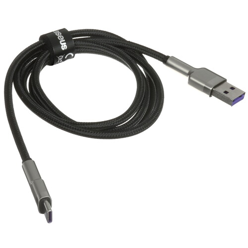 Купить Кабель круглый Baseus USB Type-C - USB 2.0 Type-A черный 1 м  9167139. Характеристики, отзывы и цены в Донецке