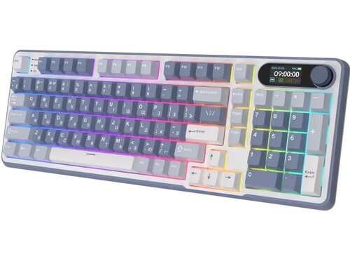 Купить Клавиатура проводная + беспроводная Royal Kludge RK-S98  9173830. Характеристики, отзывы и цены в Донецке