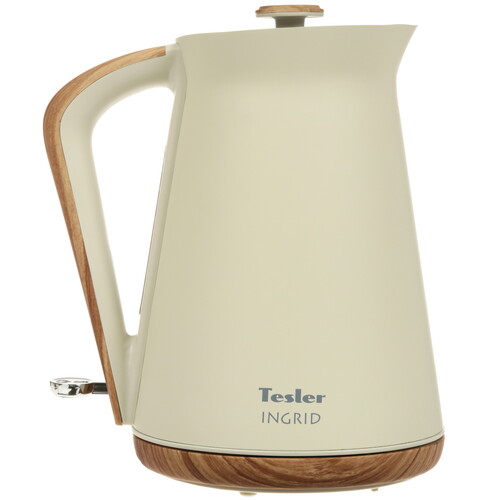 Купить Электрочайник Tesler KT-1740 бежевый  9057414. Характеристики, отзывы и цены в Донецке