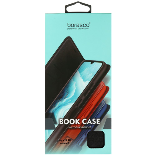 Купить Чехол-книжка  BoraSCO для vivo Y29 черный  5628698. Характеристики, отзывы и цены в Донецке