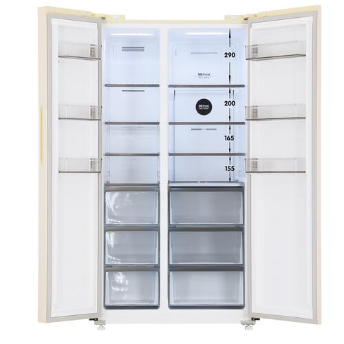 Купить Холодильник Side by Side  DEXP SBS4-53AMG бежевый  5405576. Характеристики, отзывы и цены в Донецке