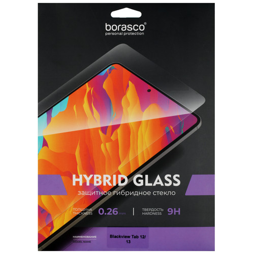 Купить Защитное гибридное стекло BoraSCO для Blackview Tab 12/ 13  5434604. Характеристики, отзывы и цены в Донецке