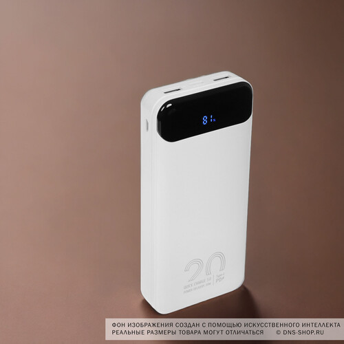 Купить Портативный аккумулятор RIVACASE VA2580 белый  9260616. Характеристики, отзывы и цены в Донецке